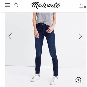 Madewell High Riser Skinny NWOT size 26